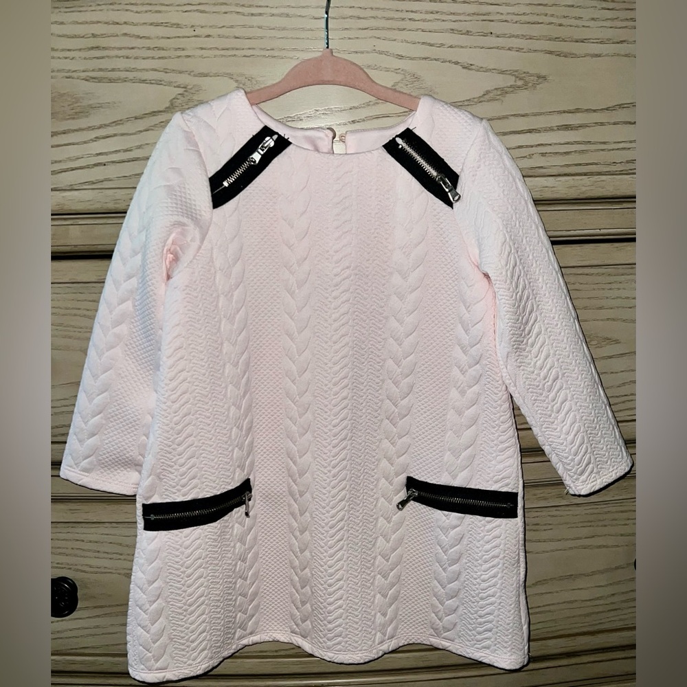 3T - Girl’s Pale Pink Zipper Dress